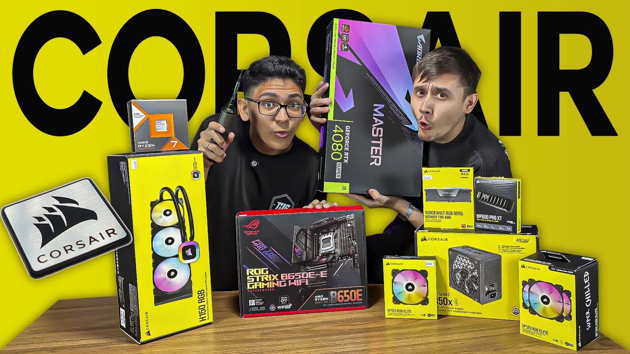 Montamos um PC FULL CORSAIR de R$ 25 MIL (Montagem Completa)