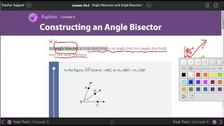 16.2 Angle Measures and Angle Bisectors