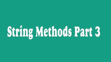 21 _ Python String Methods Part 3 (Arabic)