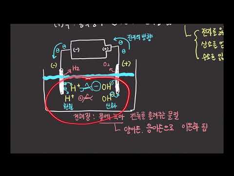 물의 전기 분해 이론