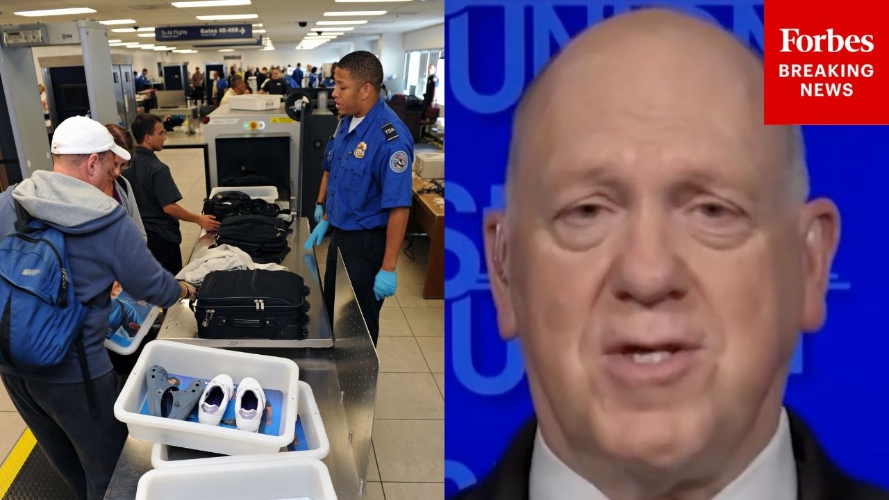 Reporter Asks Tom Homan: Why Weren't Funds Moved Around To Pay TSA Agents Sooner Amid Shutdown?