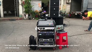 Dàn âm thanh đám cưới đẳng cấp - Line array 30Neo RuBy