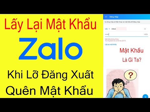 Video Cách lấy lại tài khoản Zalo khi quên mật khẩu Mới Nhất... - youtube