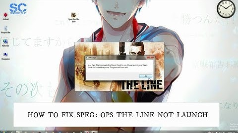 Spec Ops The Line || How To Fix Game Not Launch