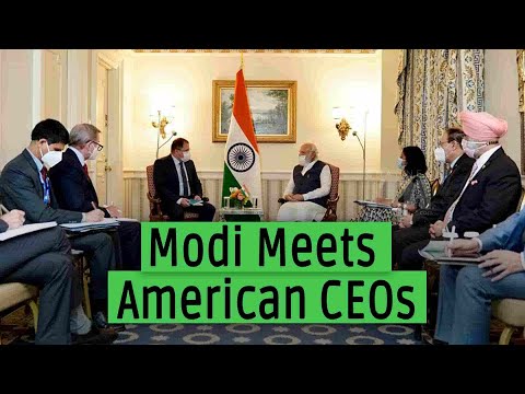 Modi Meets American CEOs