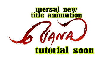 Mersal new title animation tutorial soon in kinemaster easy by psj creationz