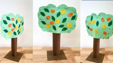 Cây Trong Vườn| Mĩ Thuật 3| Khu Nhà Tương Lai| Tạo Mô Hình Cây 3D Đơn Giản | @hocvethatlavui