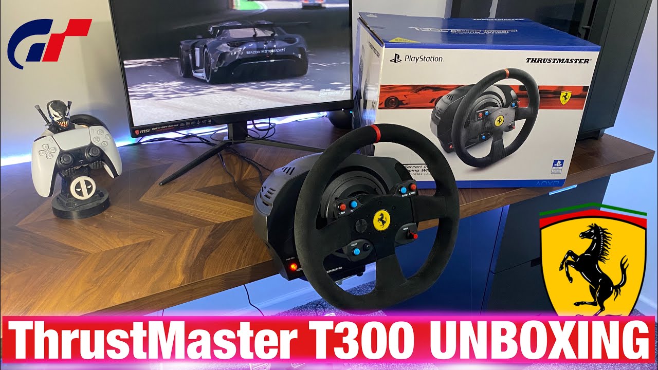 Thrustmaster Ferrari T300 Integral Racing Wheel and Pedals - PC