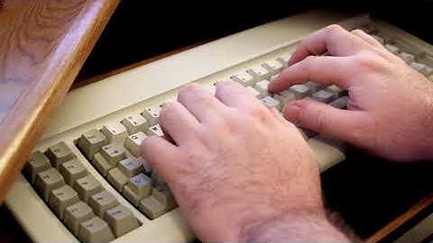 IBM Model F XT ASMR in Stereo