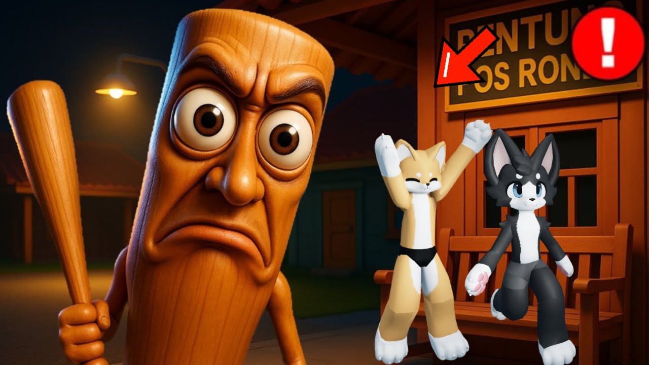 Di Kurung Didalam Rumah Tung Tung Sahur - Roblox Tom Dan Ginger