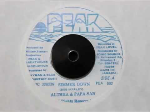 ALTHEA & PAPA SAN - SIMMER DOWN