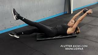 FLUTTER KICKS CON MANCUERNA