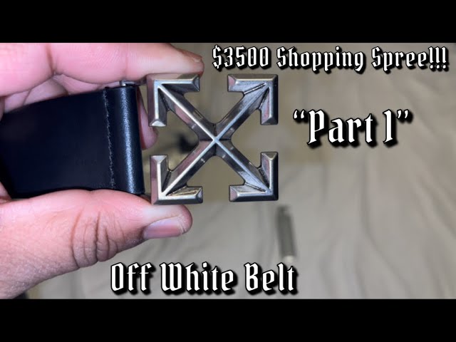 It's The First Of The Month!! ( Off-White Arrows Motif Belt 'Black' Full  Review ) 