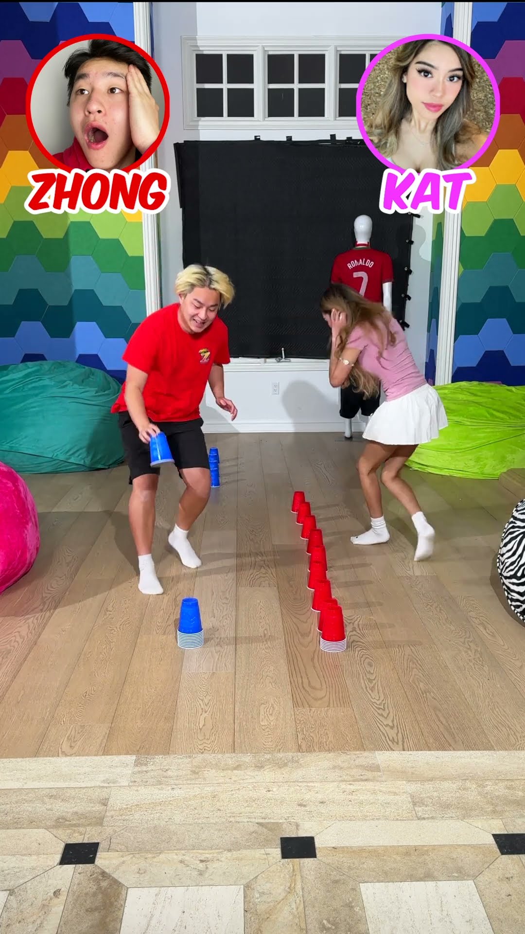 Zhong Vs Kat Cup Race Challenge!