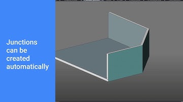 Automatic sheet metal junction creation - BricsCAD Mechanical