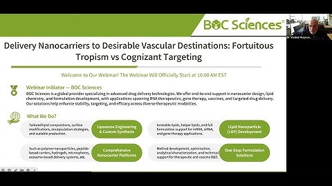 Vascular Nanomedicine & Drug Delivery - Dr. Vladimir Muzykantov (UPenn) -  BOC Sciences Webinar