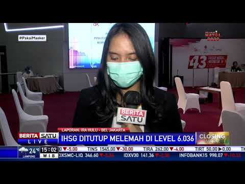 IHSG Ditutup Melemah di Level 6.036,17