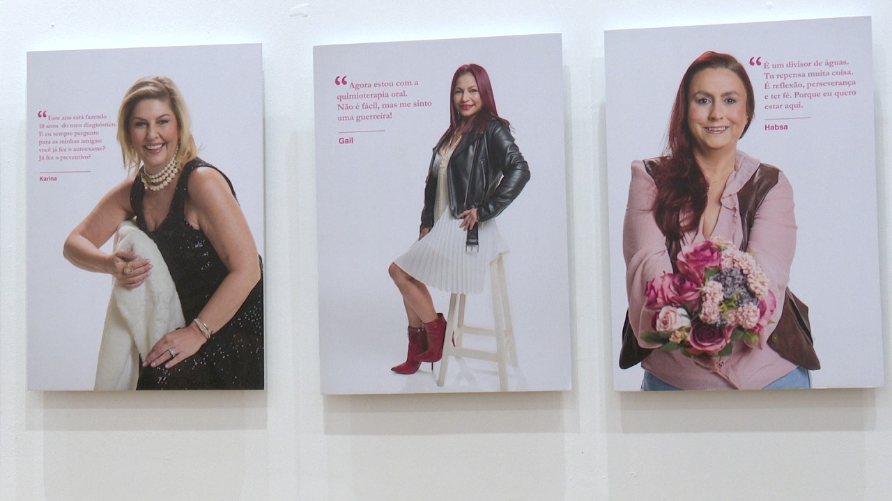 Outubro Rosa: exposição reúne histórias de superação em BC