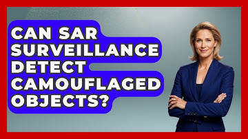 Can SAR Surveillance Detect Camouflaged Objects? - Tactical Warfare Experts