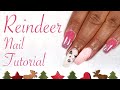 Reindeer Nails | Easy Nail Design | Step By Step Nail Design Tutorial