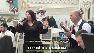 Yeni Popuri Toy Mahnıları Nigar Agcabedili Ve İlqar / Gitara Asif / Sintez Rövşən / Nagara Ramil