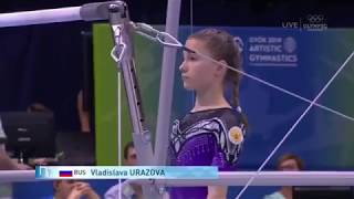 Vladislava Urazova UB Execution Analysis 2019 World Championships EF Jr