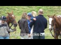 Princess Anne with Mia, Zara and Mike Tindall at polo match