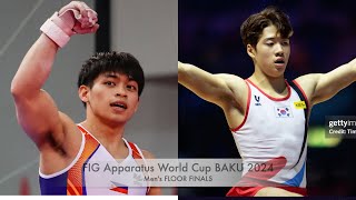 Men’s Floor Finals | FIG Apparatus World Cup BAKU 2024 | AGF TROPHY