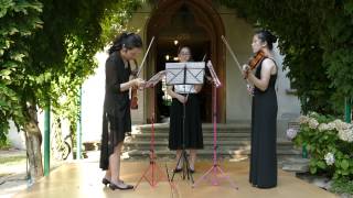 19 July 2015 - 18.30 - J. S. Bach - M. Chalifour Doreen Yun, Alison Kim, Hongfei Lyu, Violini