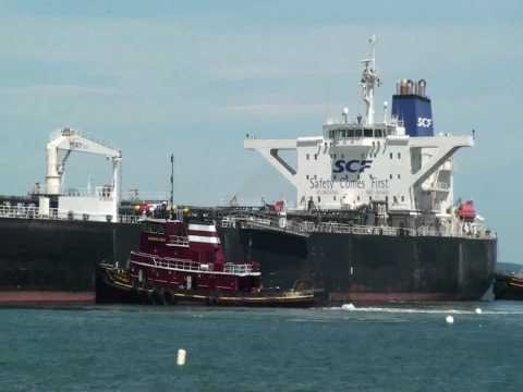 [HD] SCF Sayan docking at Portland Harbor 1/3