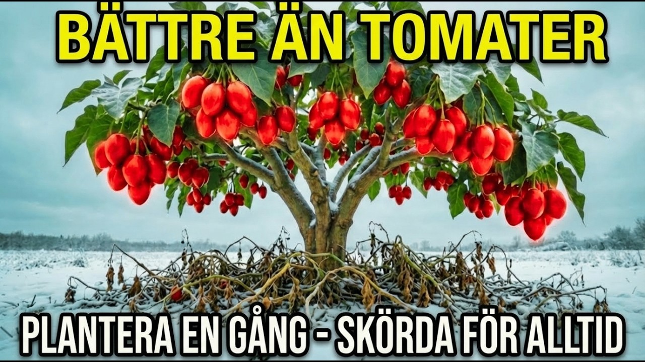 Bättre än tomater: Trädet som ger mat i 20 år och aldrig behöver planteras om