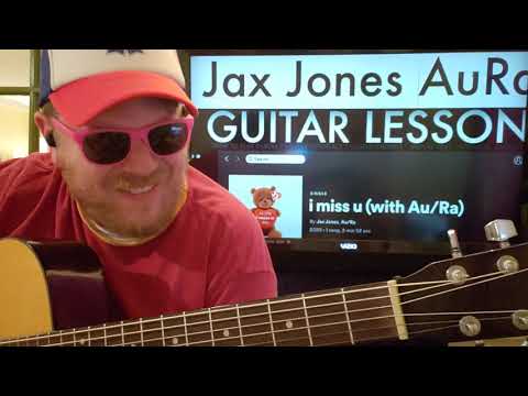 How To Play I miss u Jax Jones Au/Ra // easy guitar tutorial beginner lesson easy chords