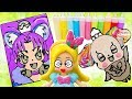 オーロラペコリン ＆ キュアジェラート が キュアマカロン に！？ ぺたぺたやき をつくったよ