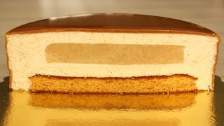 Муссовый Торт ЯБЛОКО КАРАМЕЛЬ КОРИЦА  / Mousse Cake Apple Caramel Cinnamon / Elmalı Mus Pastası