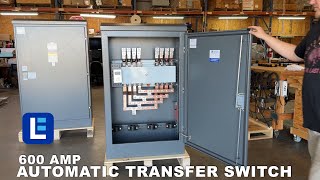 600-amp Automatic Transfer Switch - 480V 3 Phase 4 Pole (4 Wire) - NEMA 3R - Larson Electronics Information