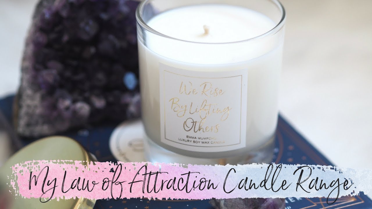 MY LAW OF ATTRACTION CANDLE RANGE | Emma Mumford - YouTube