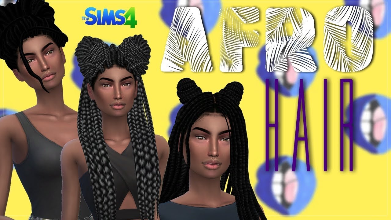 KnySims: The Sims 4: Novos Penteados Coquinhos e Tranças Torcidas