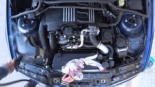 Лучший способ мойки двигателя, моторного отсека ,BMW E46 320TD