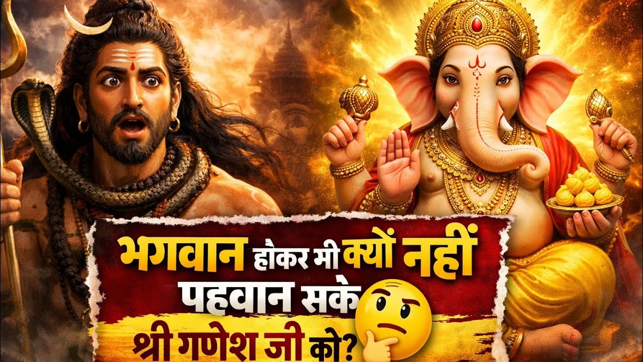 VIDEO |भगवान होकर भी क्यों नहीं पहचान सके श्री गणेश जी को |Mahakal Darbar|Trending Bhakti Video 2026