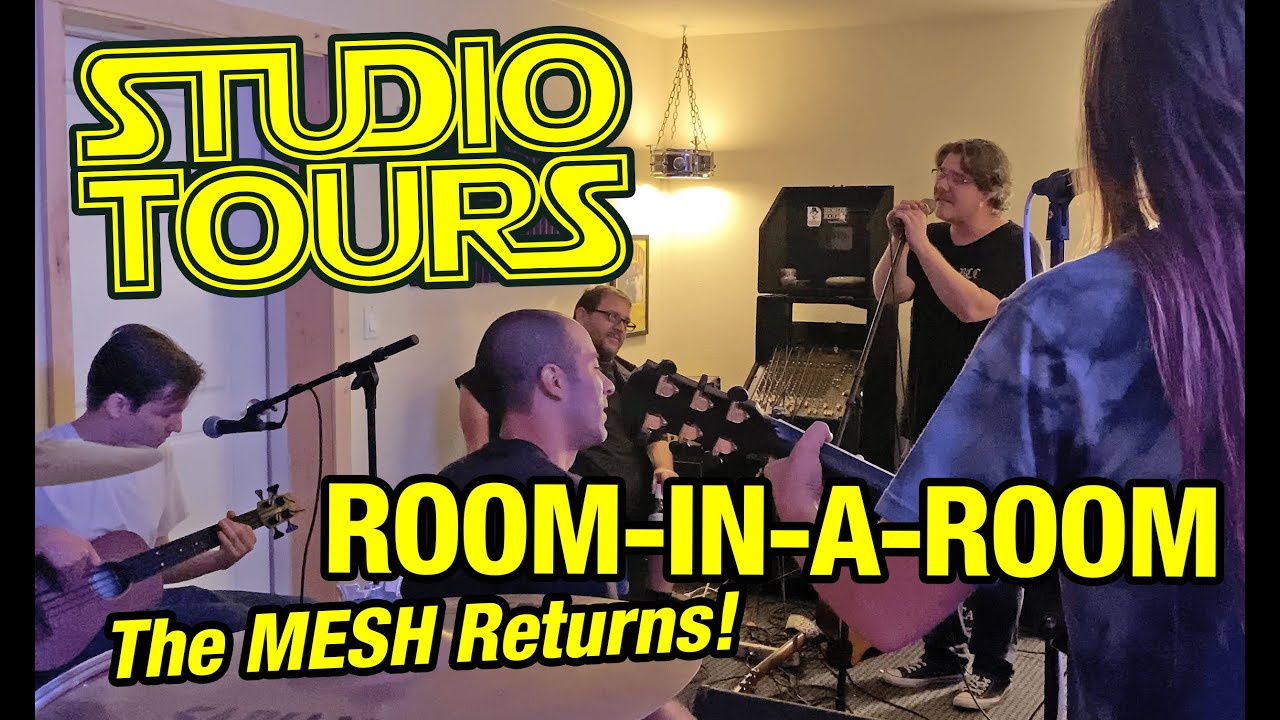 Mike of TSE Builds a ROOM-IN-ROOM Practice Space in a WAREHOUSE OFFICE + New Song from The MESH