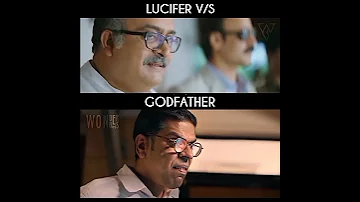 Lucifer Vs Godfather Trailer Close Enough 👀 Mohanlal | Chiranjeevi | Godfather Official Trailer