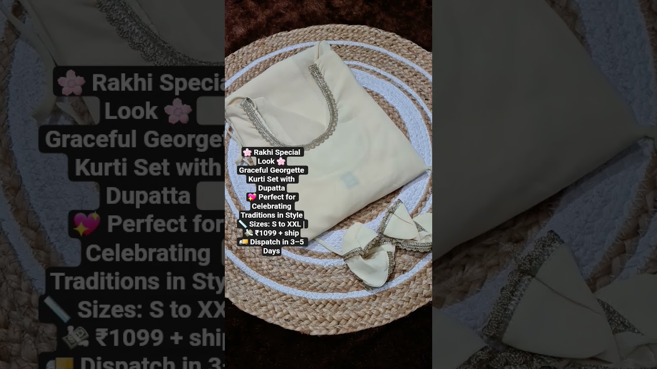 Rakhi look, sorted  ✨ at just ₹1099Book yours now 