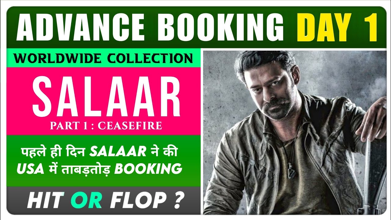 SALAAR Advance booking day 1 (USA) | Salaar day 1 advance booking | Salaar box office collection