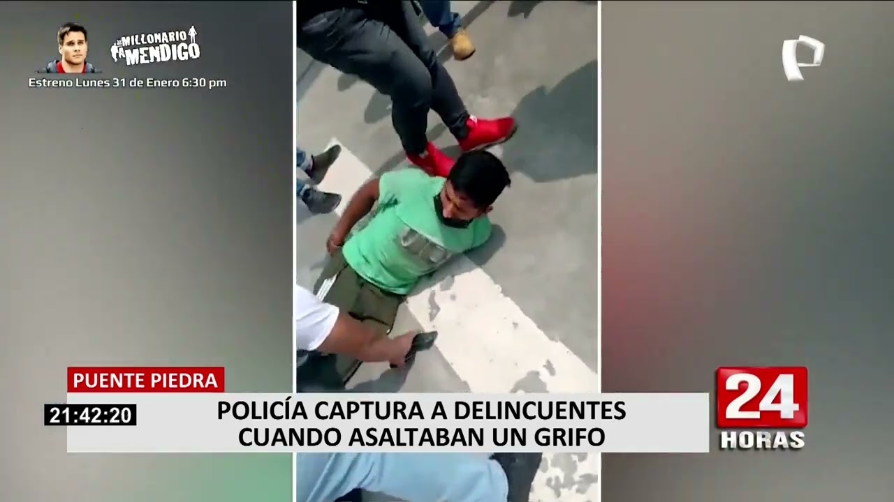 Puente Piedra: PNP frustró asalto a grifo y capturó a banda de delincuentes