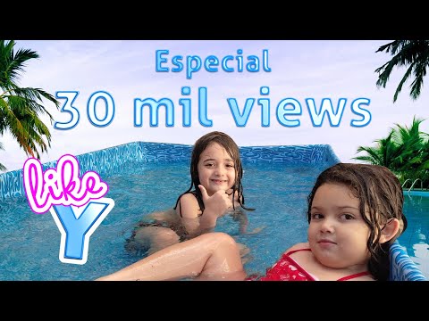 Sábado na piscina em comemoração as 30 mil visualizações - Like Yasmin