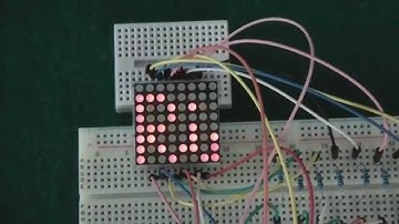 matrice led 8x8, scrivi e disegna - 8x8 led matrix,  write and draw - Arduino - e15