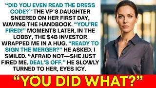 CEO's Daughter Fired Me on Day 1   I Was About to Sign a $4 Billion Deal