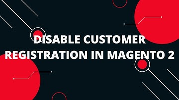 Disable Customer Registration in Magento 2 | Disable Customer Registration Account Extension