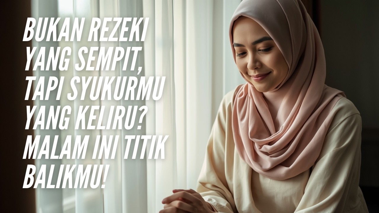 BUKAN REZEKI YANG SEMPIT, TAPI SYUKURMU YANG KELIRU? Malam Ini Titik Balikmu!