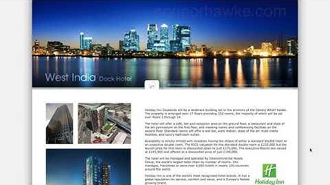 HTML site for client